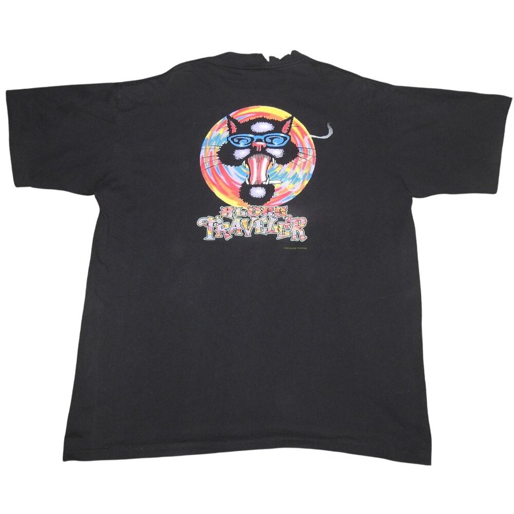 Vintage 1995 Blues Traveler Band Tee Balzout T-Shirt Black Men's XXL Made in USA